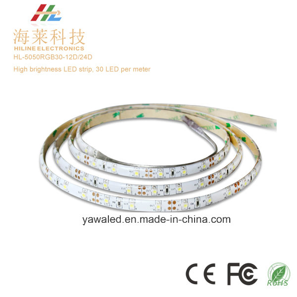 SMD 5050 RGB LED Flexible Strip 30 LED Per Meter